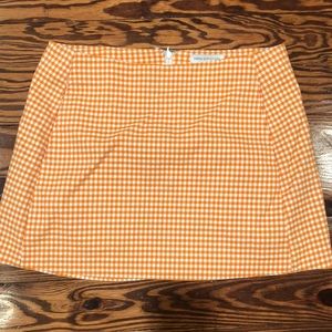 Orange UO skirt